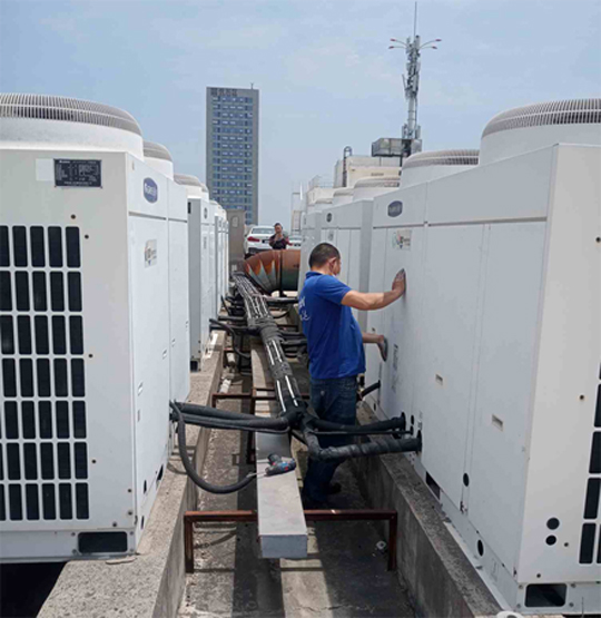 梁山中央空调制热和不制冷系统维修方法